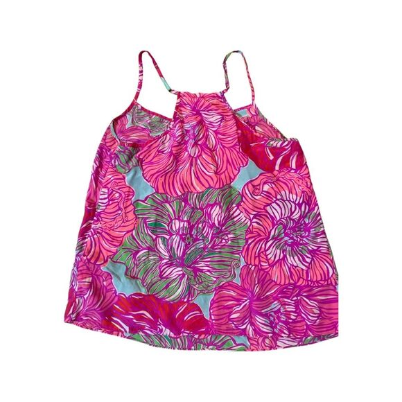 Lilly Pulitzer NWOT Dusk Tank in Peony Print - Picture 7 of 10